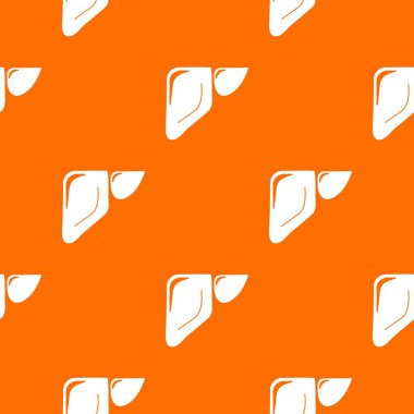 Karaciğer deseni vektör turuncu