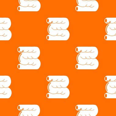 Kalın bağırsak desen vektör turuncu