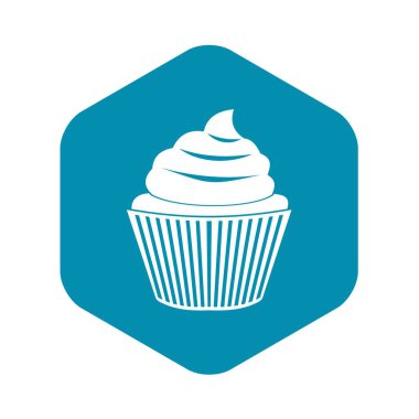 Cupcake simgesi, basit tarzı
