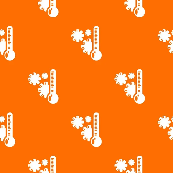 Cold pattern vector orange — Stock Vector