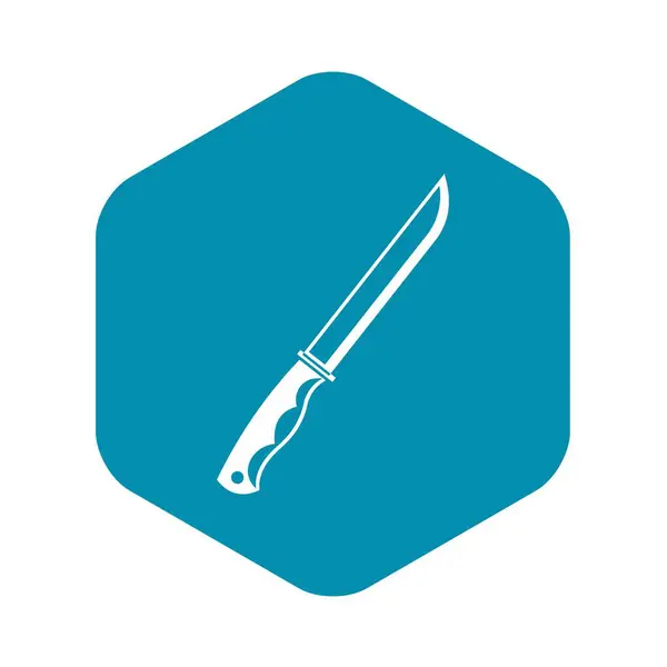 Icono del cuchillo, estilo simple — Vector de stock