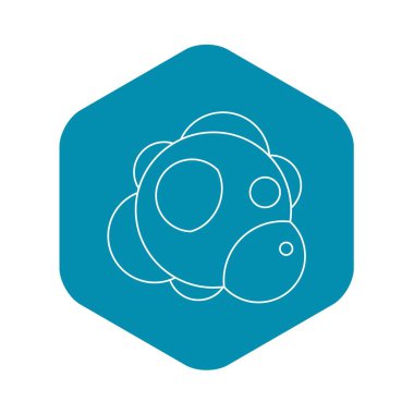 Molekül simgesi, anahat stili