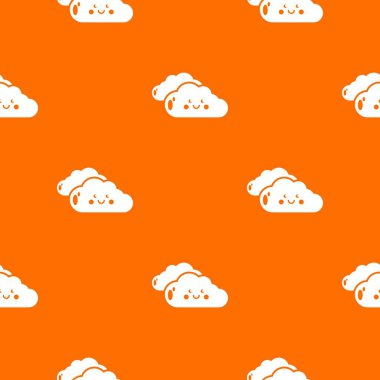 Tür bulut desen vektör turuncu