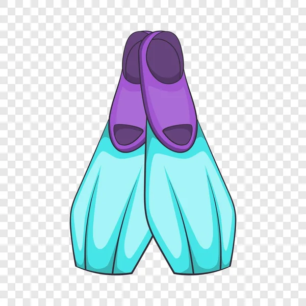 Flippers icoon, cartoon stijl — Stockvector