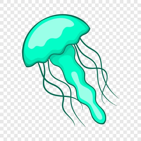 Jellyfish icon, cartoon style — Stock Vector