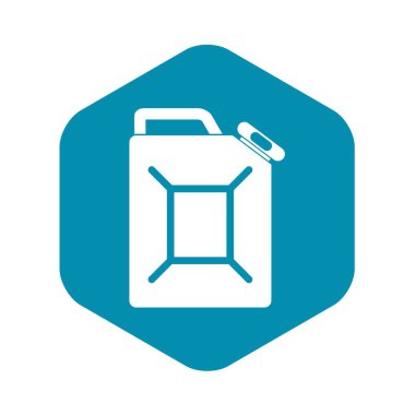 Yakıt bidon simgesi, basit tarzı