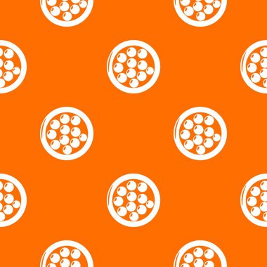 Yüz tozu desen vektör turuncu