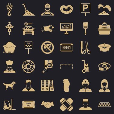 Office simgeler kümesi, simle stili