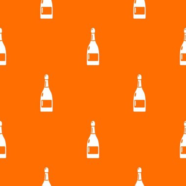 Şampanya deseni vektör turuncu