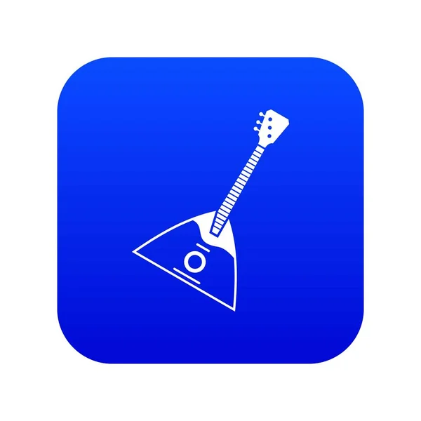 Balalaika Icon Digital blå — Stock vektor