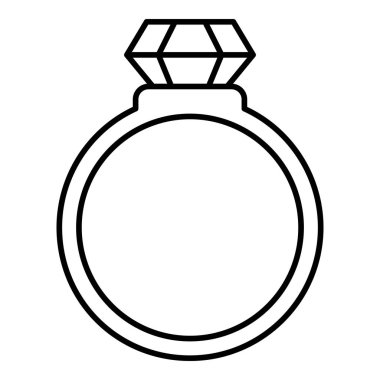 Yakut simgesi, anahat tarzı ile gümüş yüzük