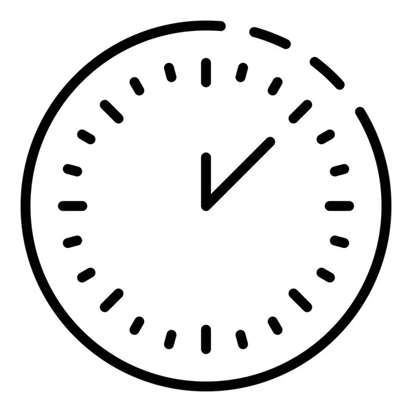Icono de hora de importación, estilo de esquema — Vector de stock