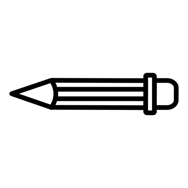 Bleistift-Symbol, Umrissstil — Stockvektor