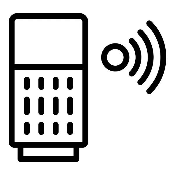 Wifi akıllı hoparlör simgesi, özet biçimi — Stok Vektör