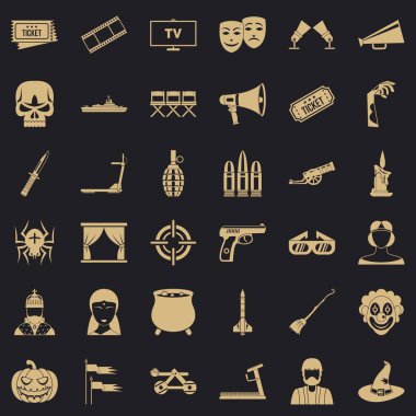 Film simgeler kümesi, simle stili