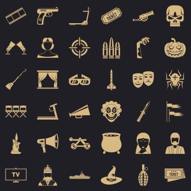 Gözlük simgeler kümesi, simle stili