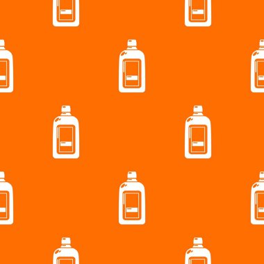 Düz şişe desen vektör turuncu