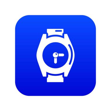 El saat simgesi mavi vektör