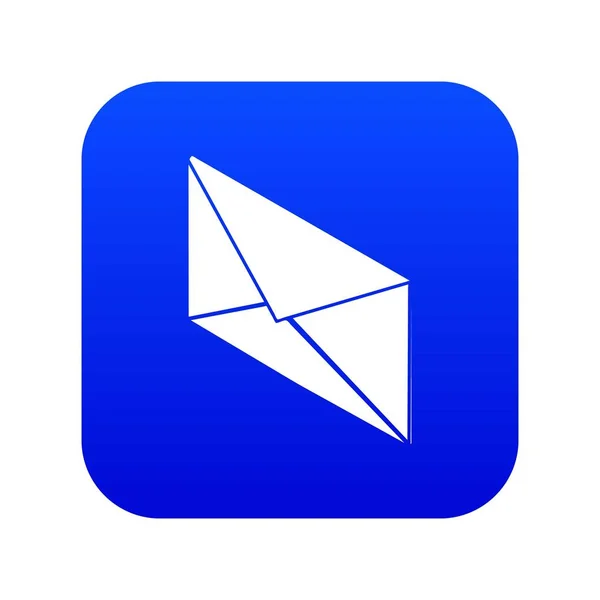 Ikona pocztowa niebieski wektor — Wektor stockowy
