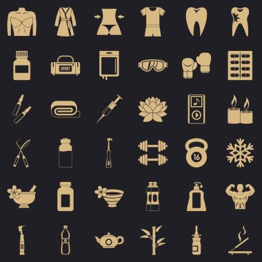 Kardiyo simgeler kümesi, simle stili