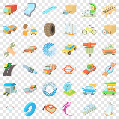 Otomatik mekanik simgeleri, çizgi film biçimi