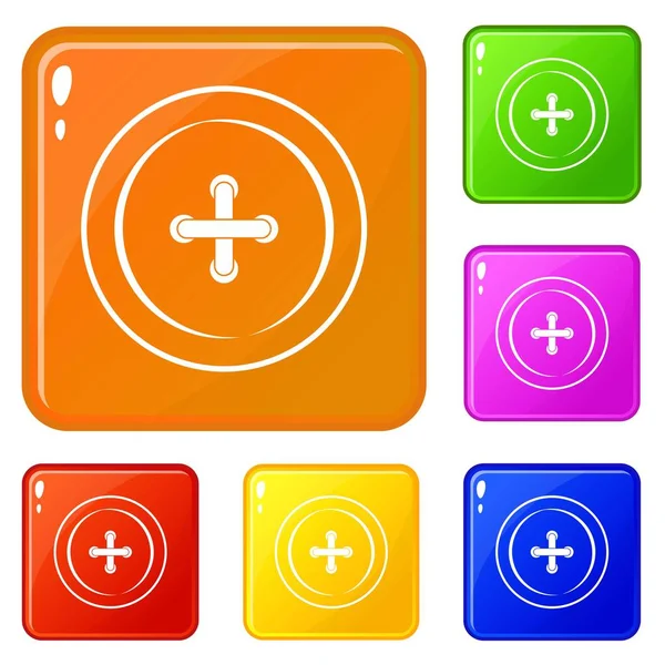 İkonlar dikiş vektör renk ayarla