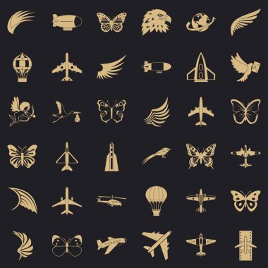 Simgeler kümesi, simle stil uçmak