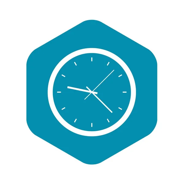 Horloge murale icône, style simple — Image vectorielle