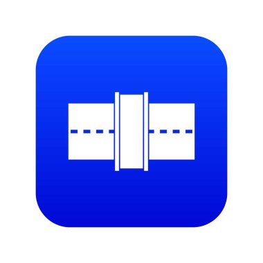 Yol simgesi dijital mavi