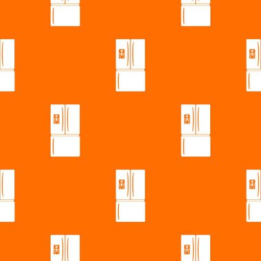 Buzdolabı desen vektör turuncu