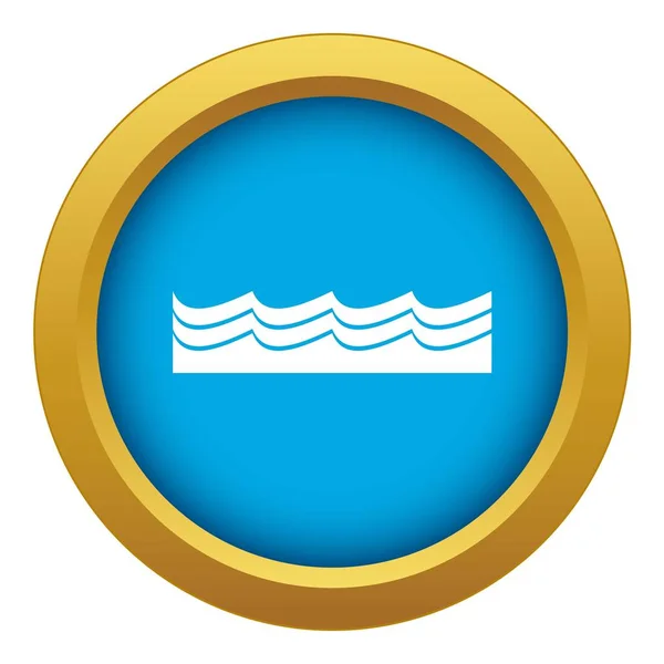 Icono de agua vector azul aislado — Archivo Imágenes Vectoriales