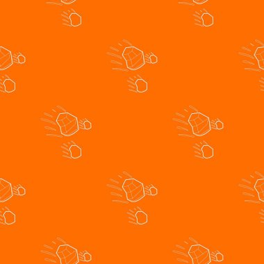 Atma taşları desen vektör turuncu