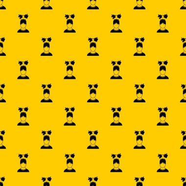 Kafa desen vektör üzerinde bulmacalar ile Adam