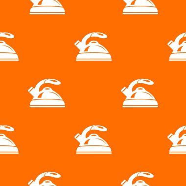 Su ısıtıcısı desen vektör turuncu