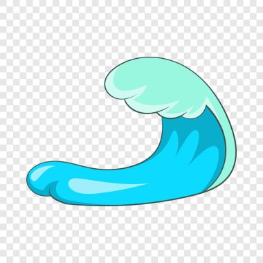 Yüksek dalga simgesi, karikatür tarzı