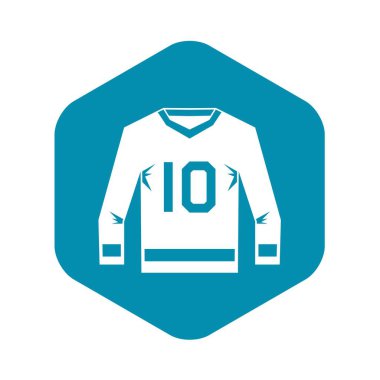 Hokey jersey simgesi, basit tarzı