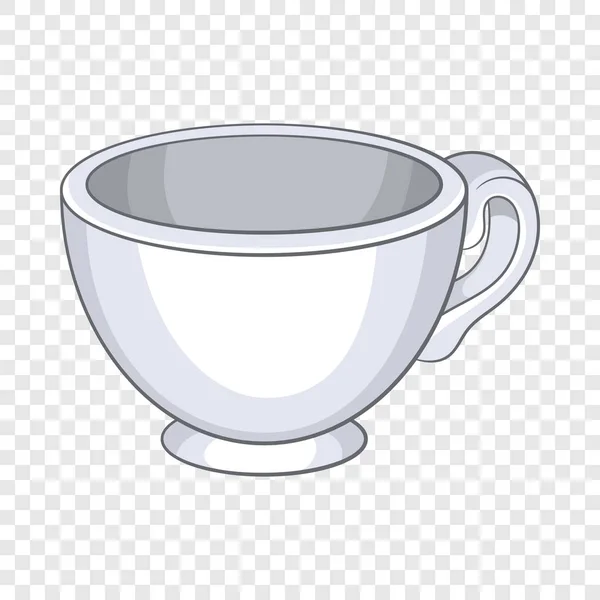 Icône de tasse, style dessin animé — Image vectorielle