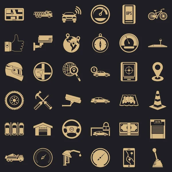 Makine Icons set, basit tarzı