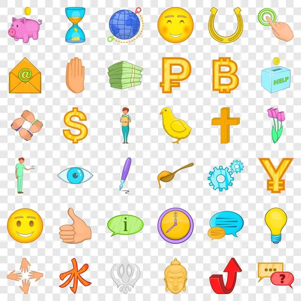 Bağış tıp simgeler kümesi, karikatür tarzı