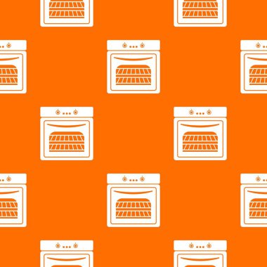 Mutfak sobayı desen vektör turuncu