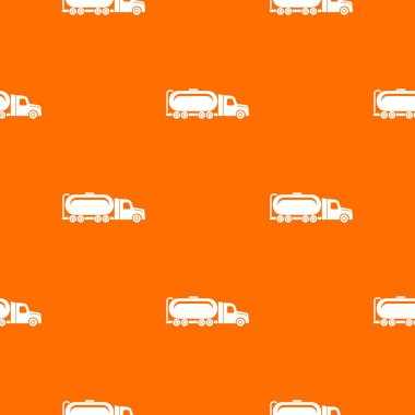 Kamyon yağ deseni vektör turuncu