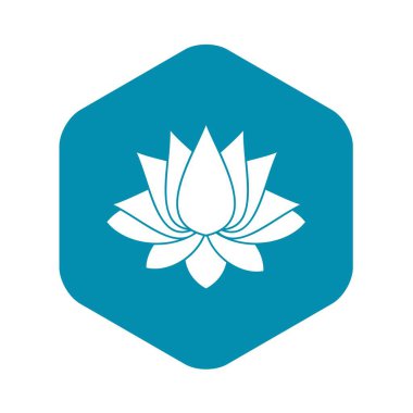 Lotus simge, basit tarzı