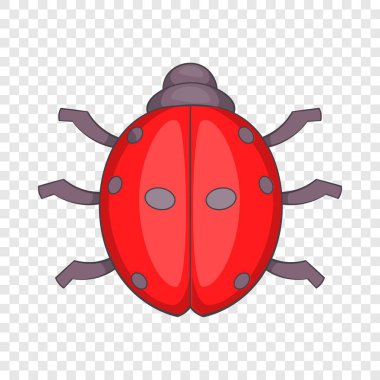 Uğur böceği simgesi, karikatür tarzı