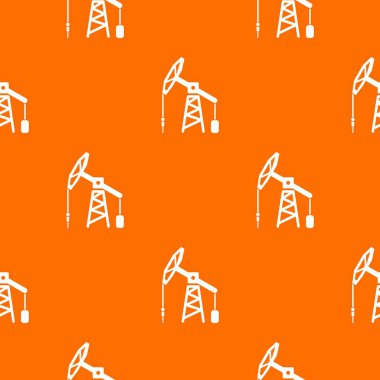 Yağ teçhizat desen vektör turuncu