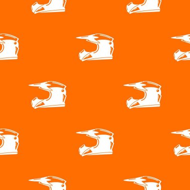 Motosiklet kask desen vektör turuncu