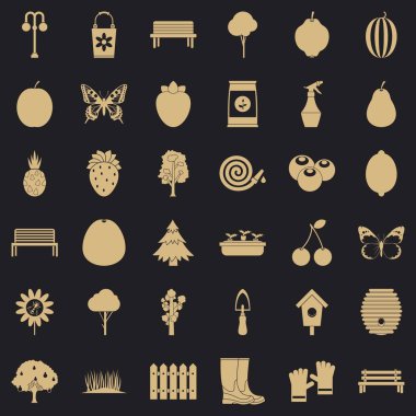 Fide Icons set, basit tarzı