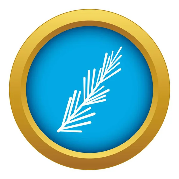 Rosemary koření ikona modrý vektor izolovaný — Stockový vektor