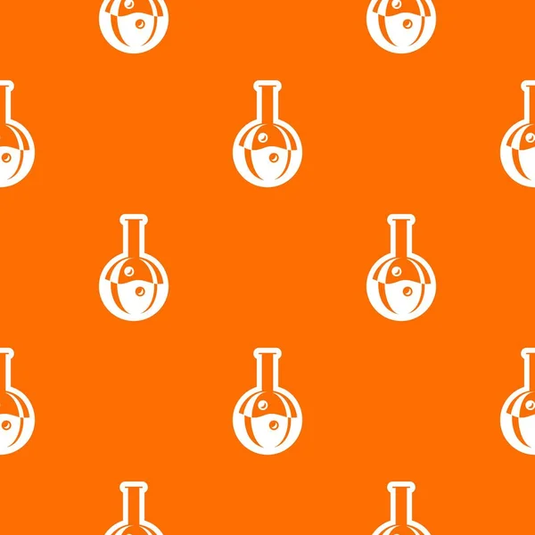 Flask pattern vector orange — Stock Vector