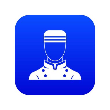 Kapıcı simgesi dijital mavi