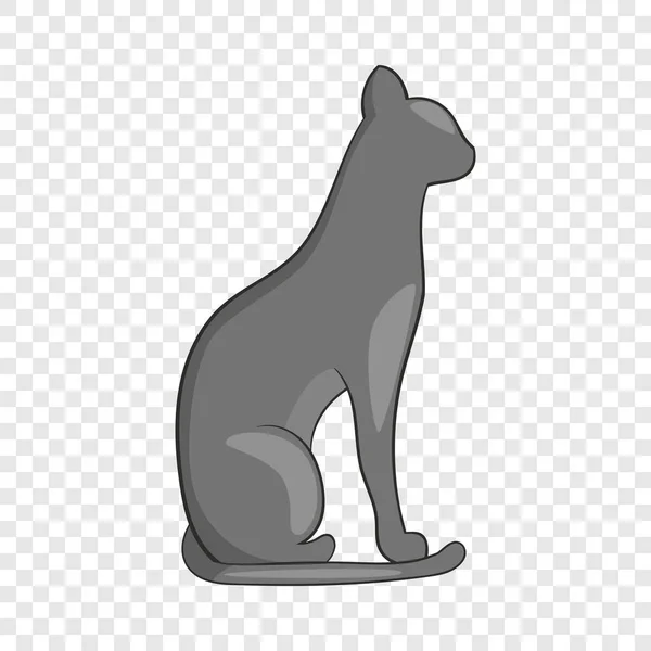 Egipto gato icono, estilo de dibujos animados — Archivo Imágenes Vectoriales